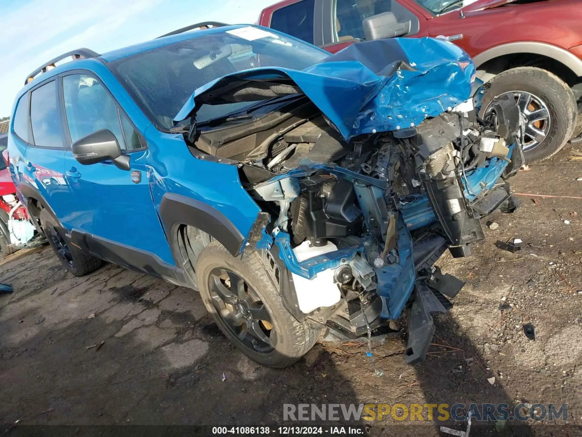 1 Фотография поврежденного автомобиля JF2SKAMC8NH410858 SUBARU FORESTER 2022