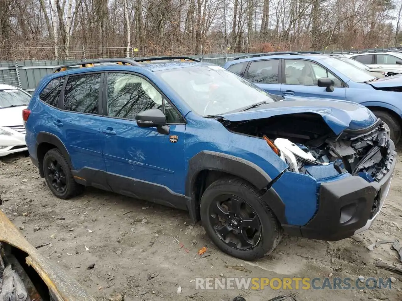 4 Photograph of a damaged car JF2SKAMC8NH480070 SUBARU FORESTER 2022