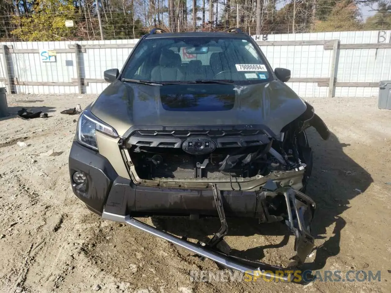 5 Photograph of a damaged car JF2SKAMCXNH415124 SUBARU FORESTER 2022