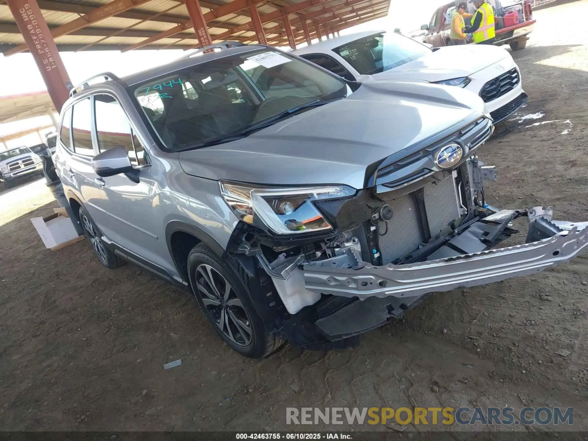 1 Photograph of a damaged car JF2SKAPC0NH483301 SUBARU FORESTER 2022