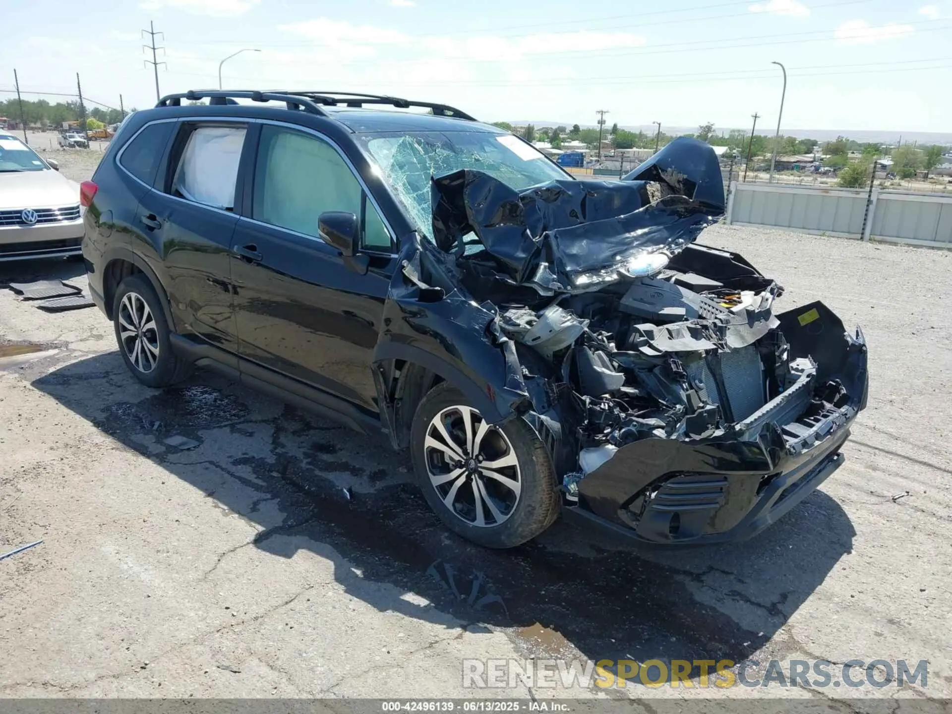 1 Photograph of a damaged car JF2SKAPC2NH412620 SUBARU FORESTER 2022