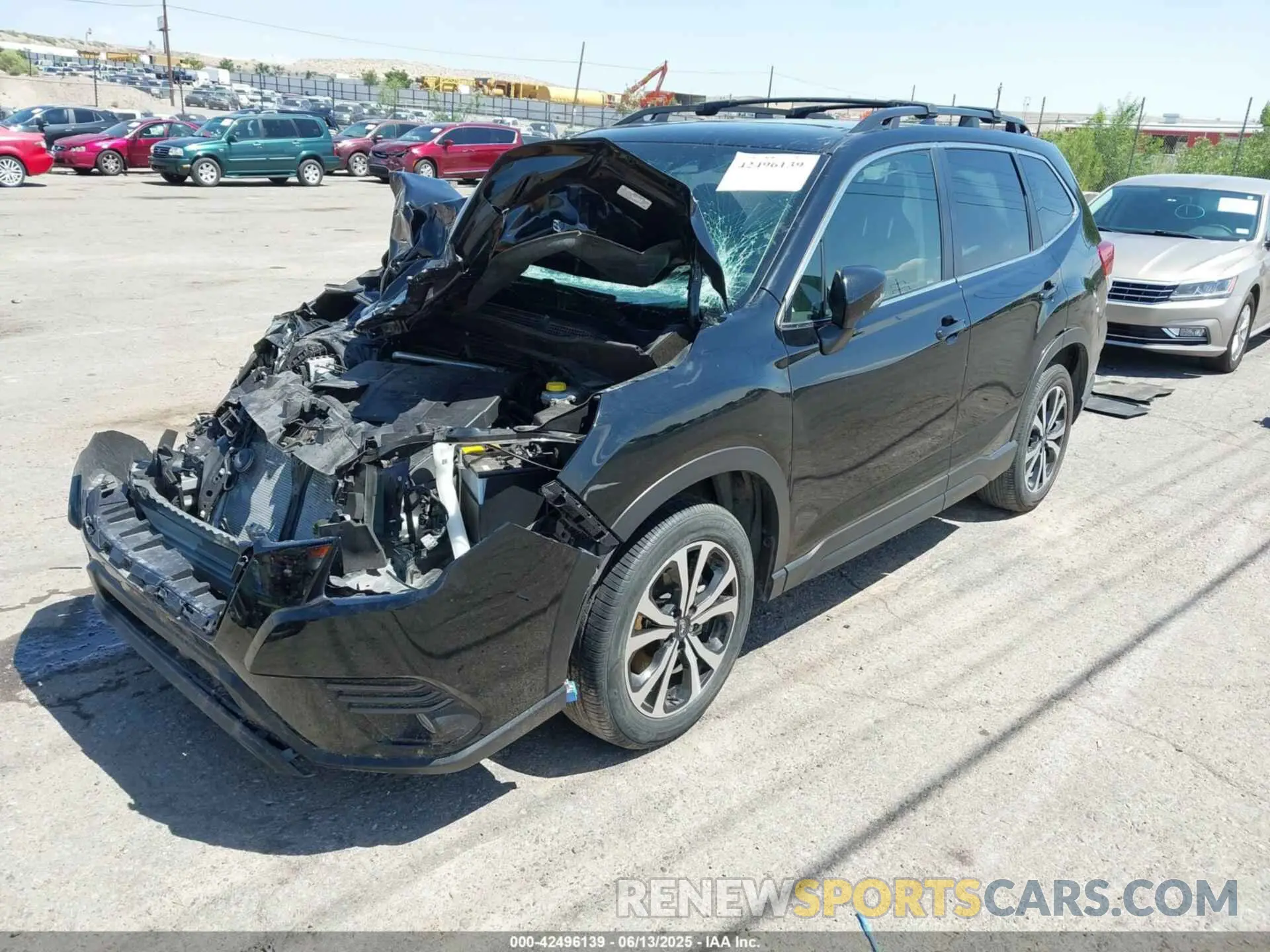 2 Photograph of a damaged car JF2SKAPC2NH412620 SUBARU FORESTER 2022