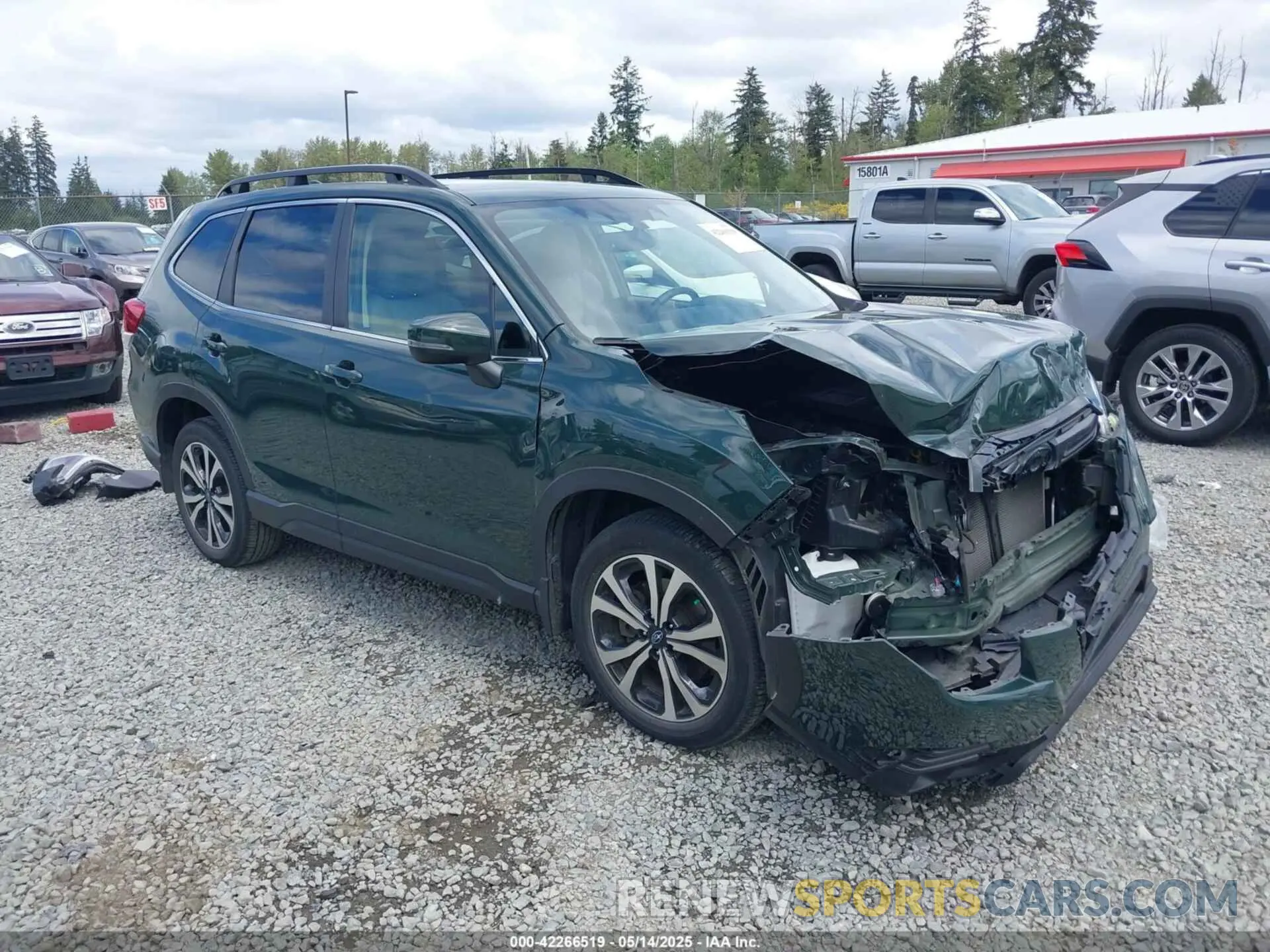1 Photograph of a damaged car JF2SKAPC2NH512930 SUBARU FORESTER 2022