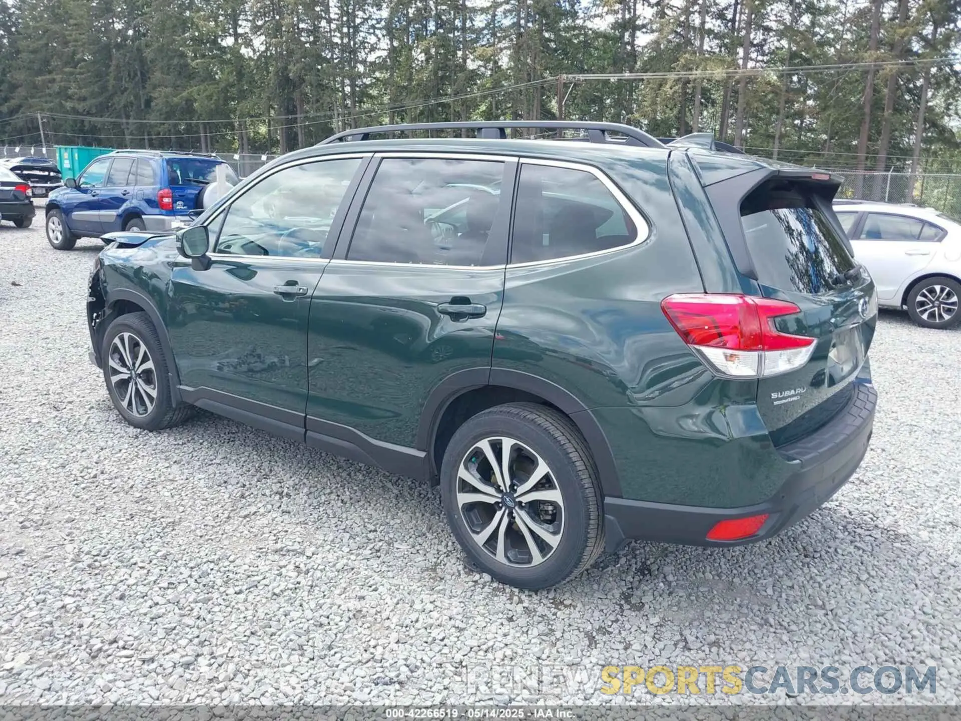 3 Photograph of a damaged car JF2SKAPC2NH512930 SUBARU FORESTER 2022
