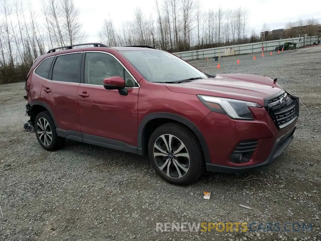 4 Фотография поврежденного автомобиля JF2SKAPC9NH522967 SUBARU FORESTER 2022