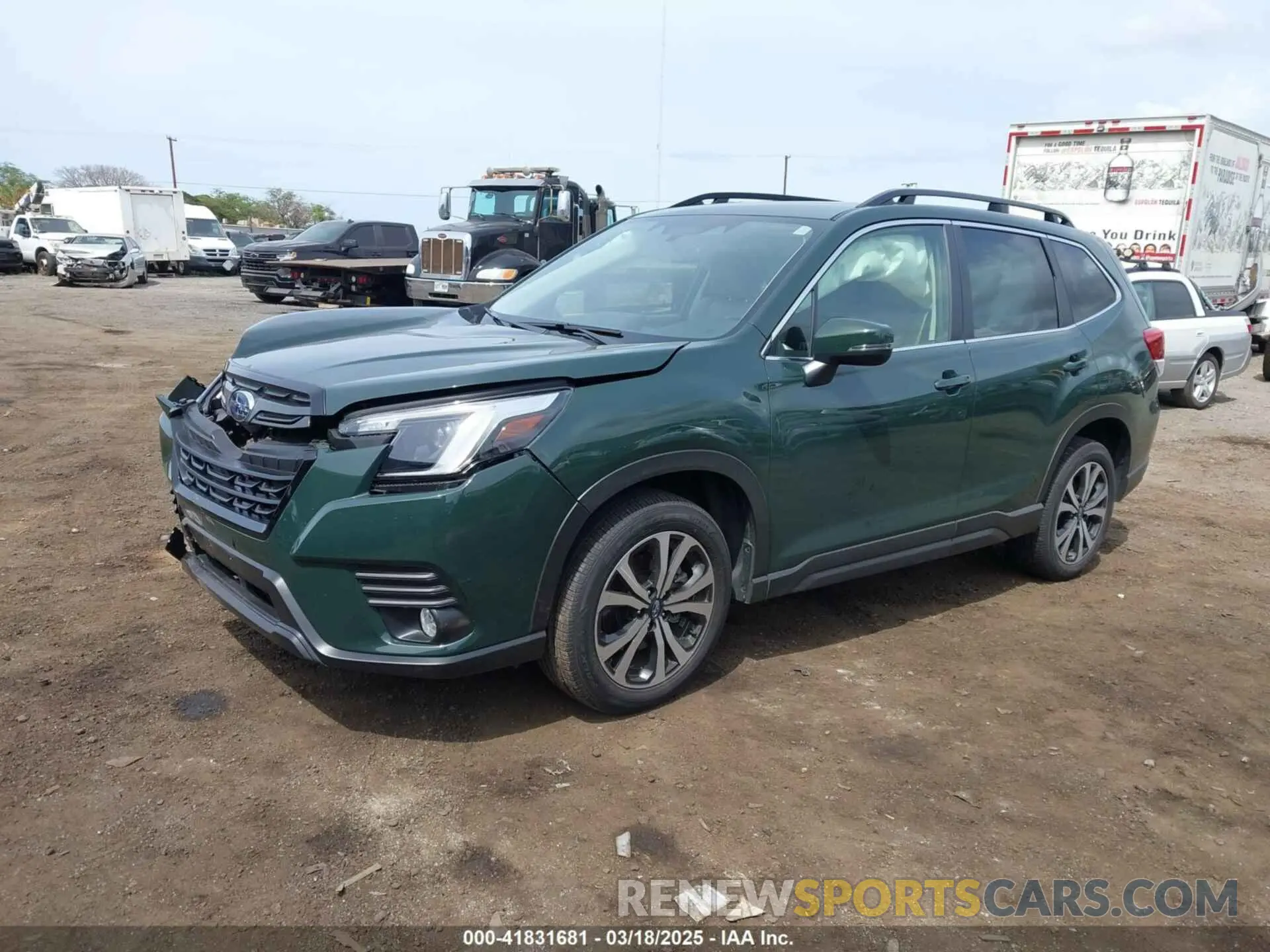 2 Фотография поврежденного автомобиля JF2SKAPCXNH440181 SUBARU FORESTER 2022