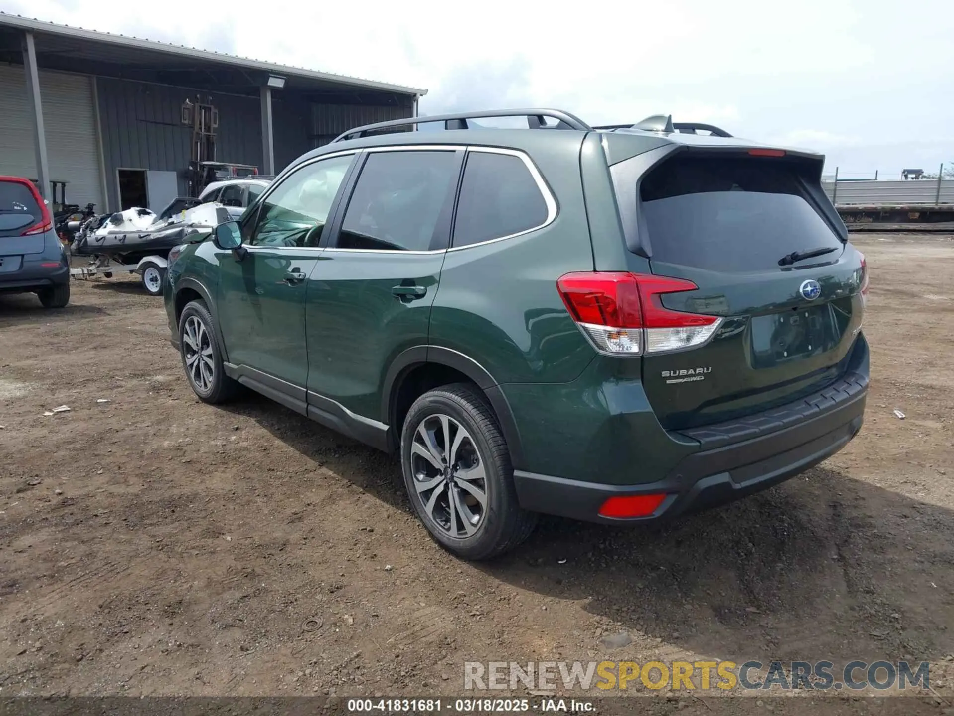 3 Фотография поврежденного автомобиля JF2SKAPCXNH440181 SUBARU FORESTER 2022