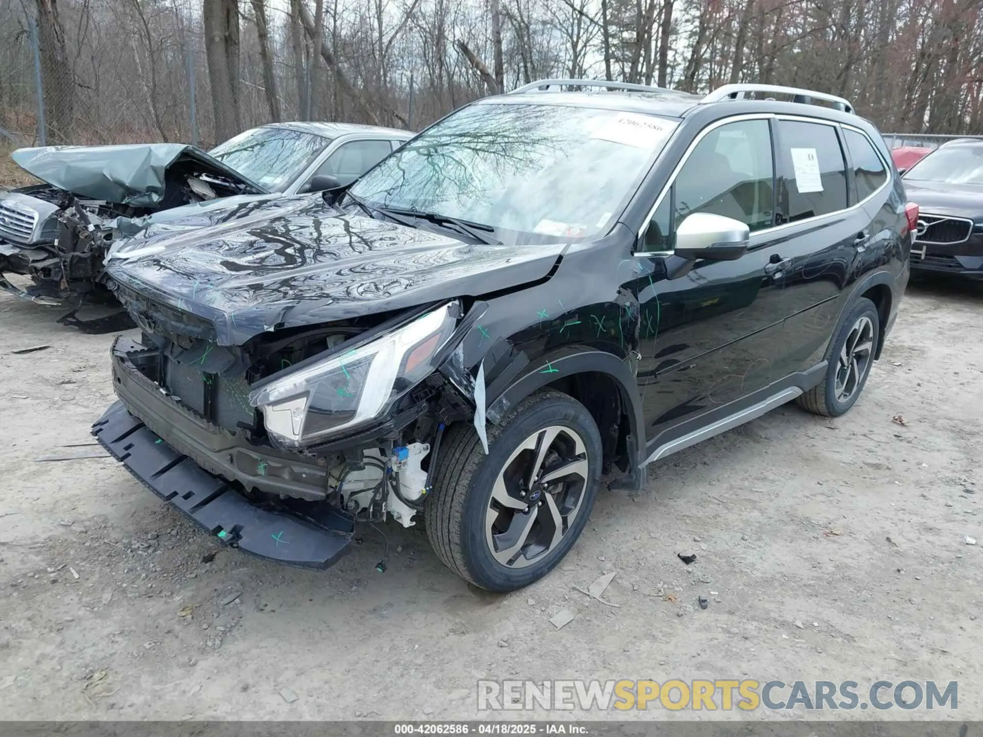 2 Фотография поврежденного автомобиля JF2SKARC0NH436539 SUBARU FORESTER 2022