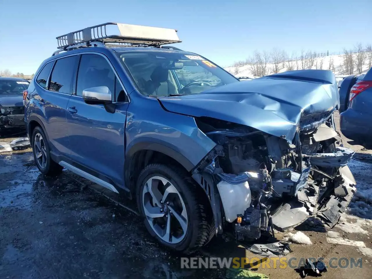 4 Фотография поврежденного автомобиля JF2SKARC0NH490732 SUBARU FORESTER 2022