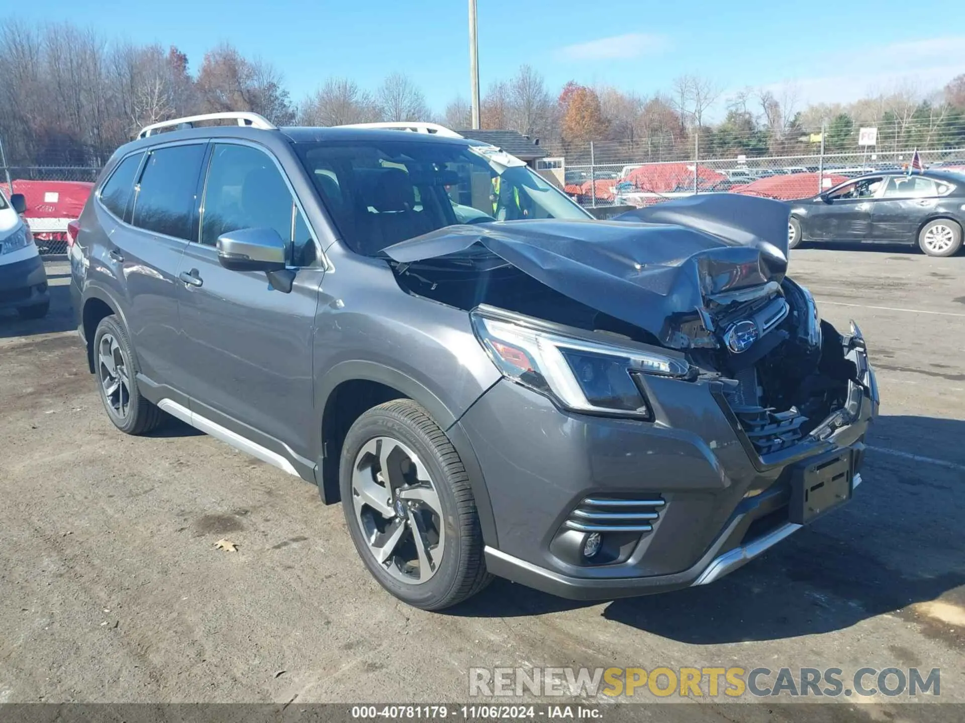 1 Photograph of a damaged car JF2SKARC0NH530176 SUBARU FORESTER 2022