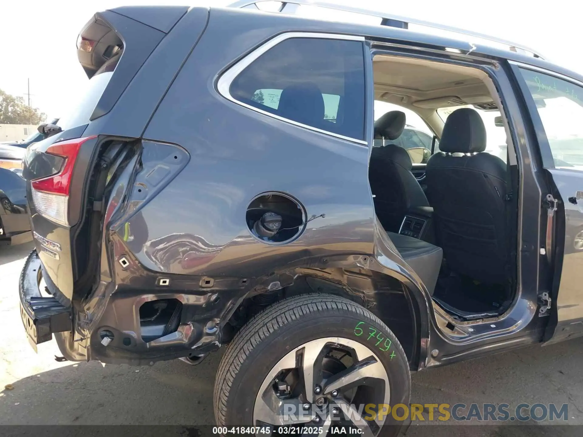 6 Photograph of a damaged car JF2SKARC4NH525188 SUBARU FORESTER 2022