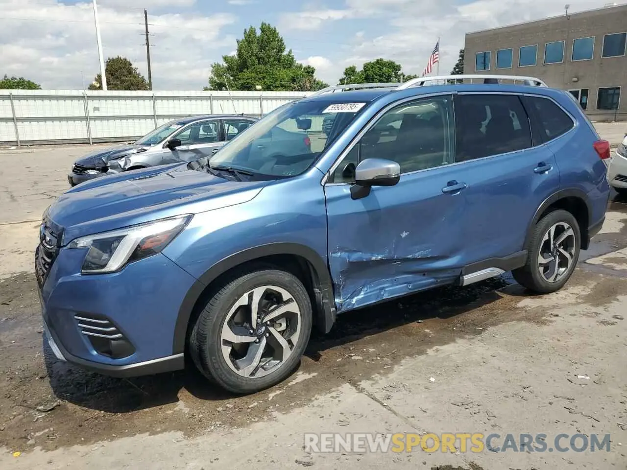 1 Photograph of a damaged car JF2SKARC5NH516287 SUBARU FORESTER 2022