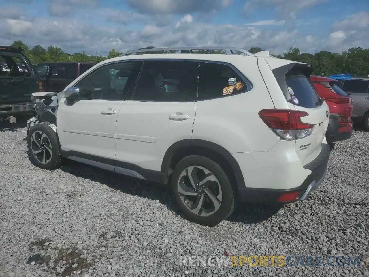 2 Photograph of a damaged car JF2SKARC6NH530599 SUBARU FORESTER 2022