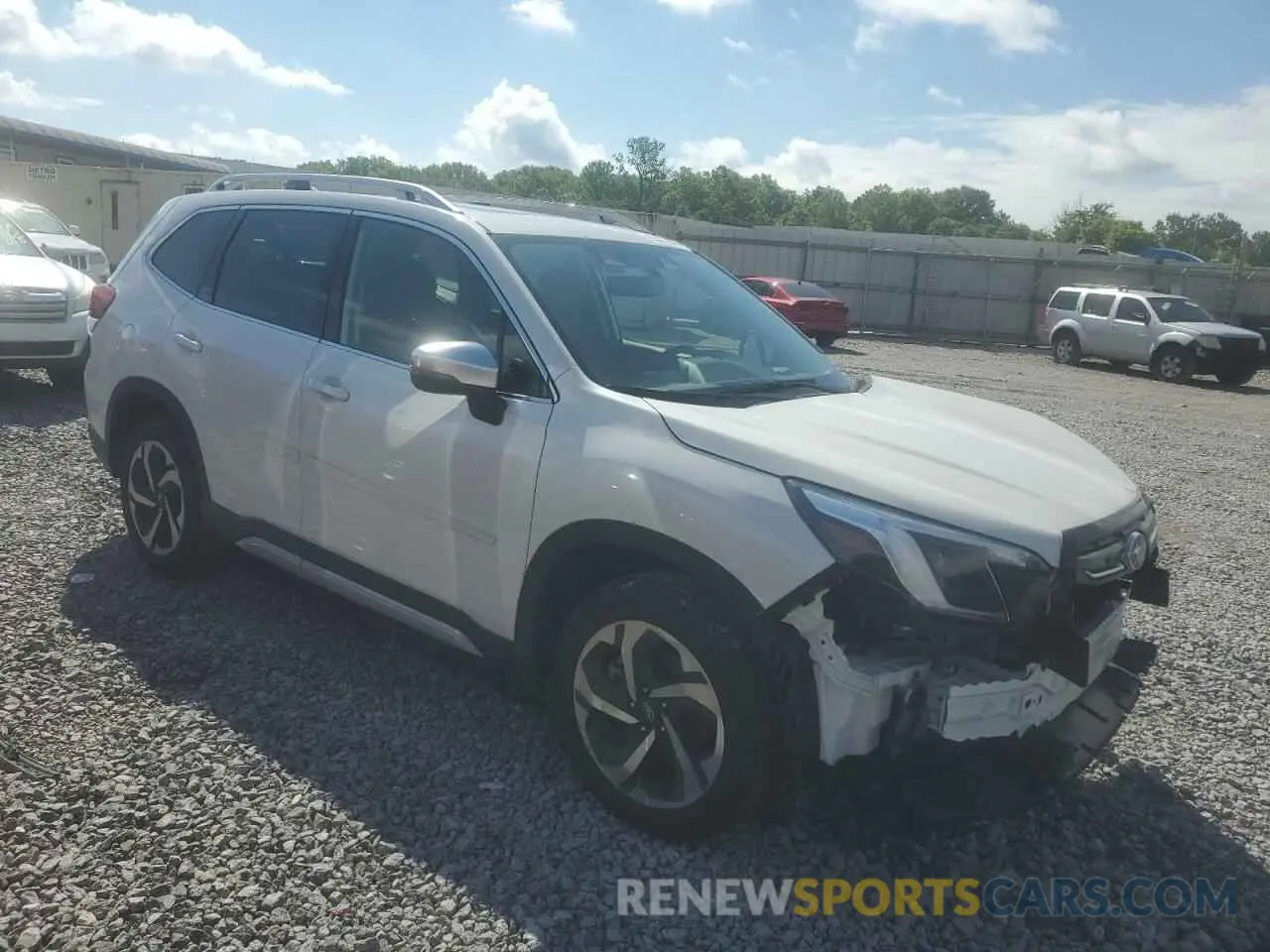 4 Photograph of a damaged car JF2SKARC6NH530599 SUBARU FORESTER 2022