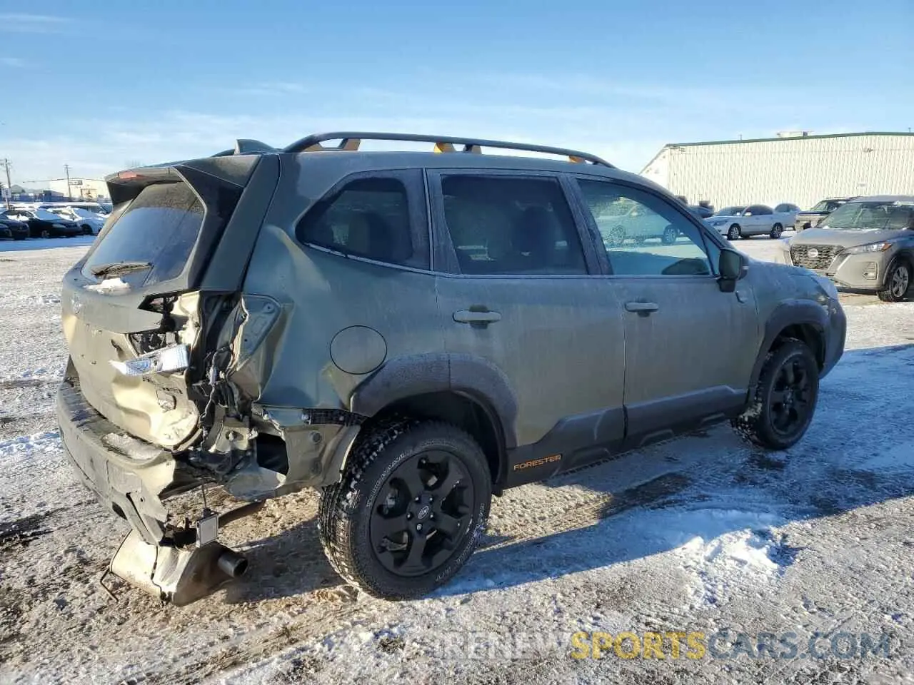 3 Фотография поврежденного автомобиля JF2SKELC9NH445479 SUBARU FORESTER 2022