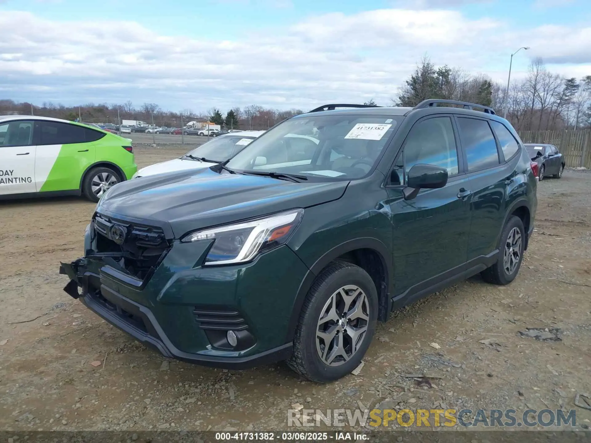 2 Фотография поврежденного автомобиля JF2SKADC0PH445252 SUBARU FORESTER 2023