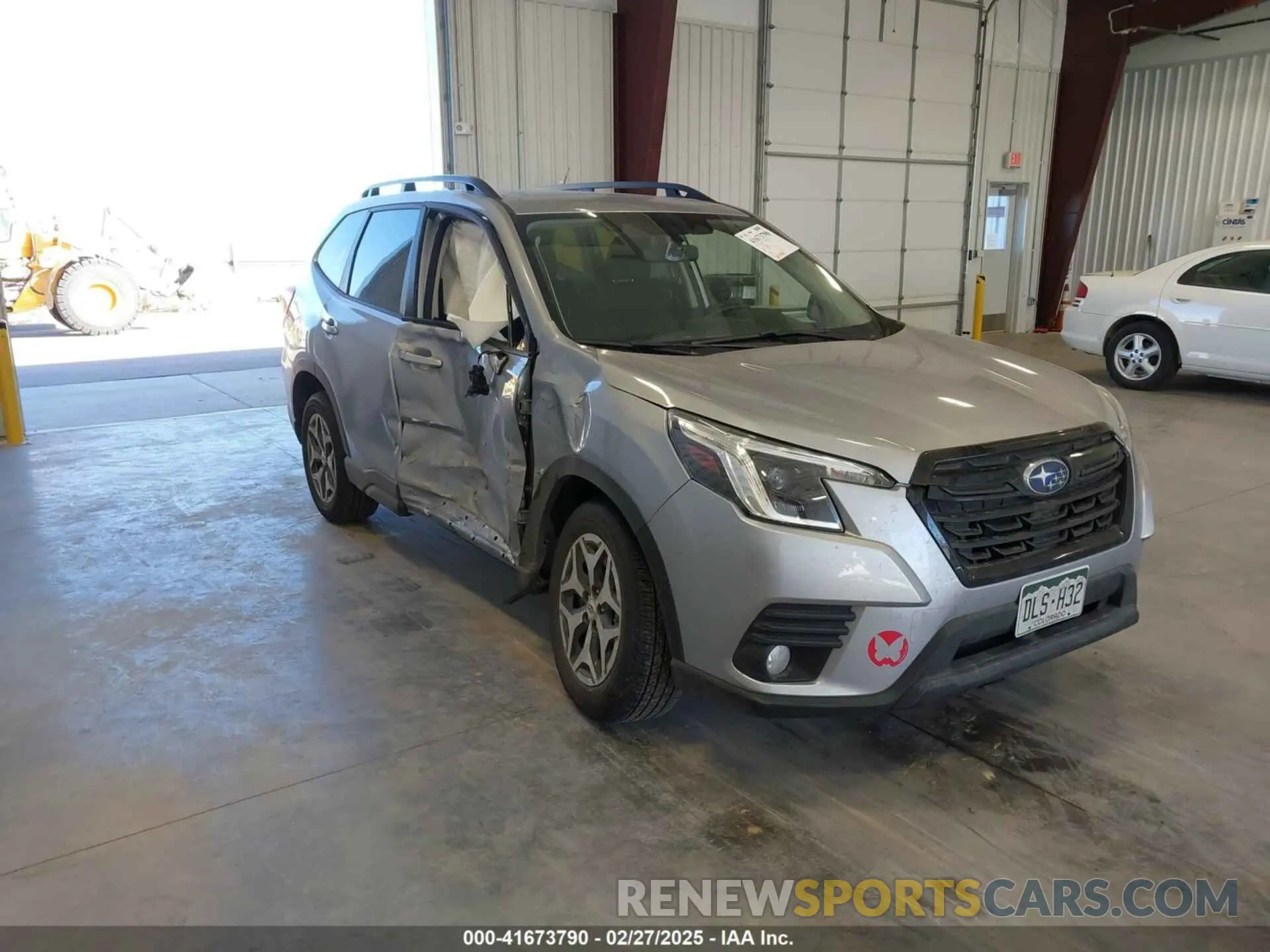 1 Photograph of a damaged car JF2SKADC0PH468661 SUBARU FORESTER 2023