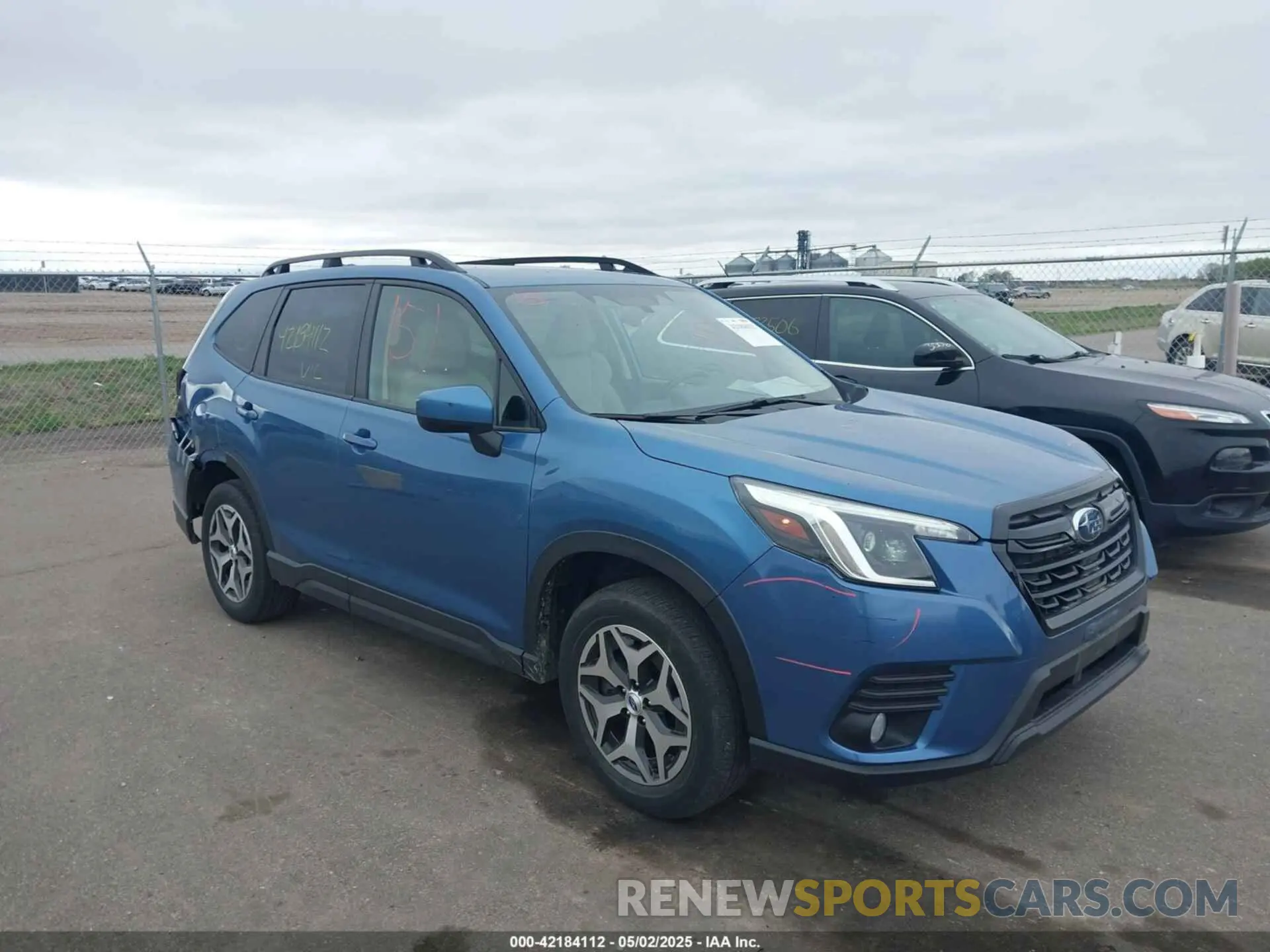 1 Photograph of a damaged car JF2SKADC7PH427511 SUBARU FORESTER 2023