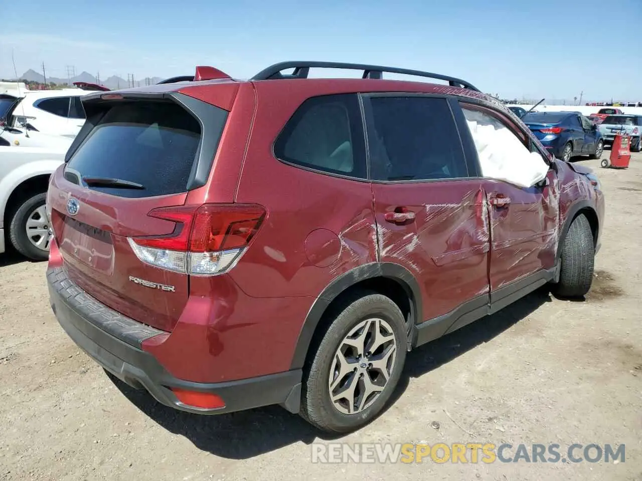 3 Фотография поврежденного автомобиля JF2SKADC8PH476538 SUBARU FORESTER 2023