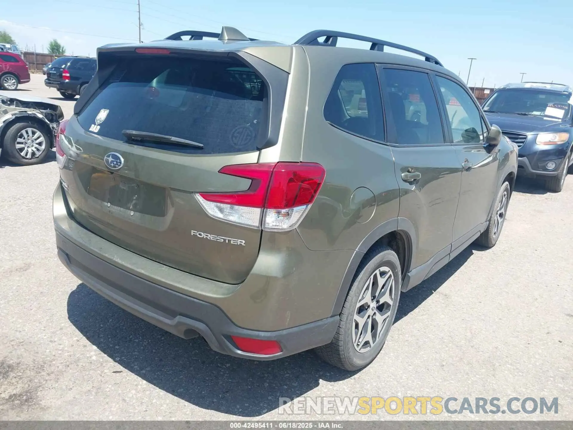4 Фотография поврежденного автомобиля JF2SKADC9PH423587 SUBARU FORESTER 2023