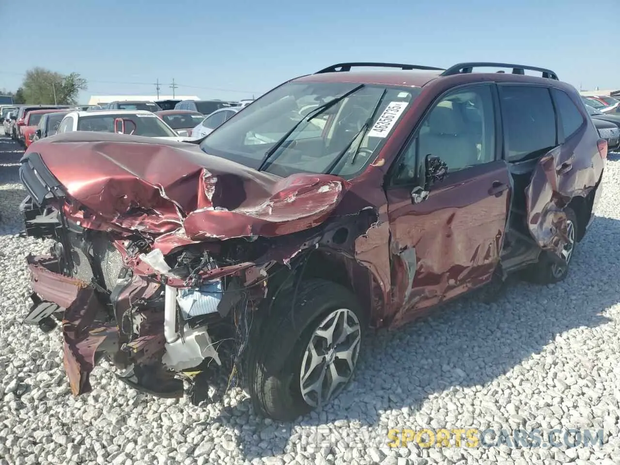 1 Photograph of a damaged car JF2SKAEC2PH440021 SUBARU FORESTER 2023