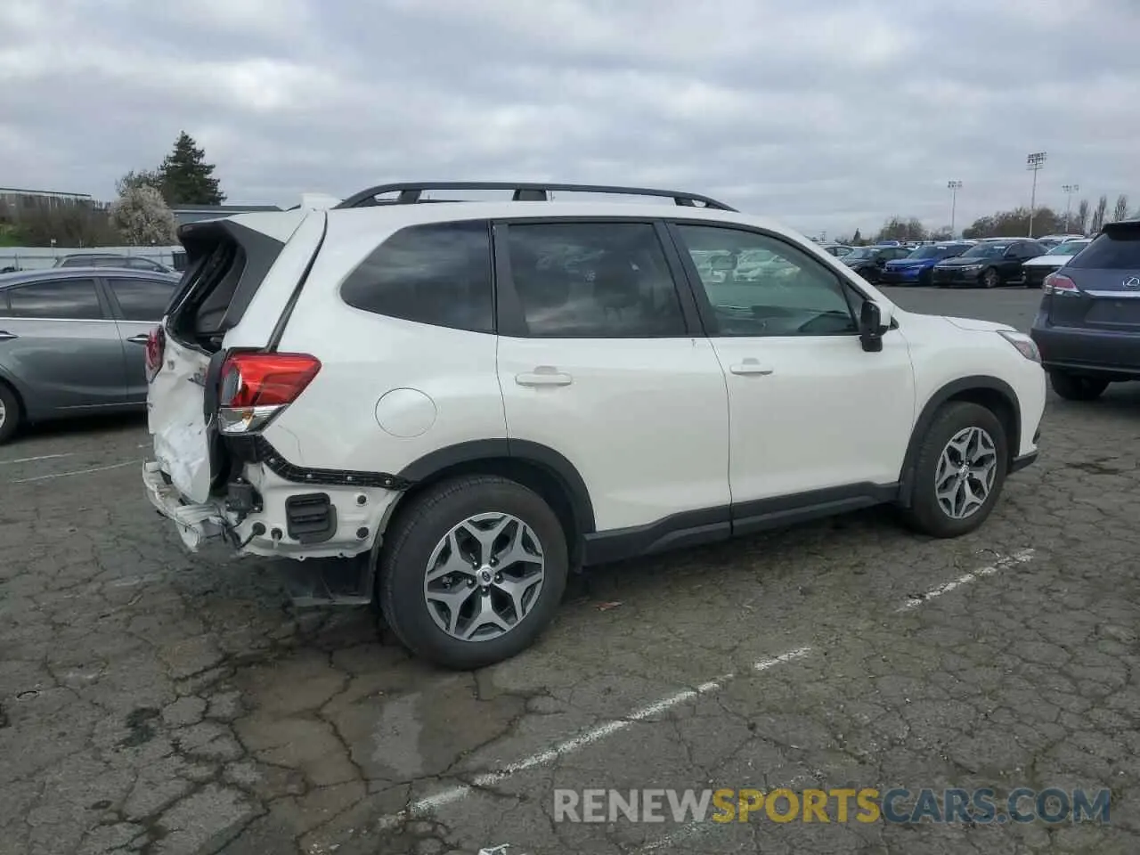 3 Фотография поврежденного автомобиля JF2SKAEC2PH540572 SUBARU FORESTER 2023