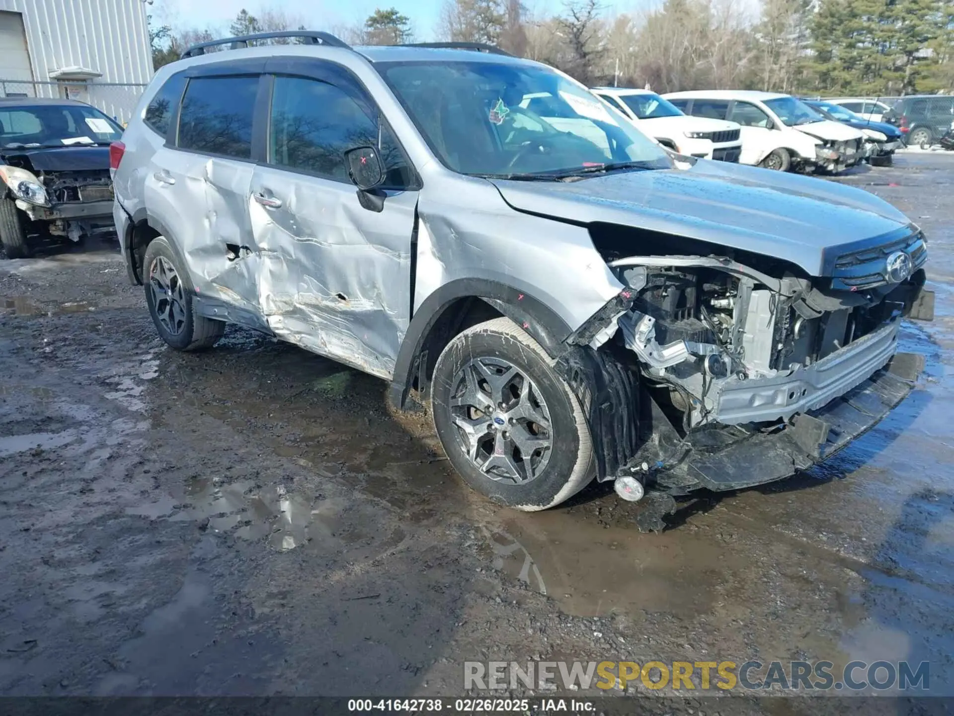 1 Photograph of a damaged car JF2SKAEC7PH545010 SUBARU FORESTER 2023