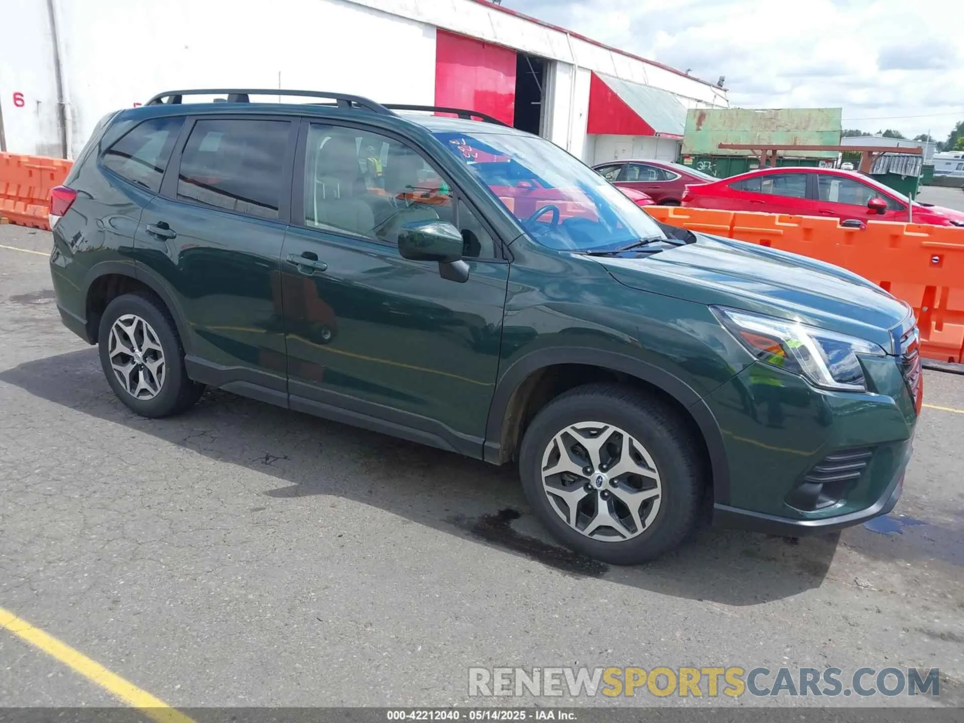 1 Photograph of a damaged car JF2SKAEC8PH535960 SUBARU FORESTER 2023