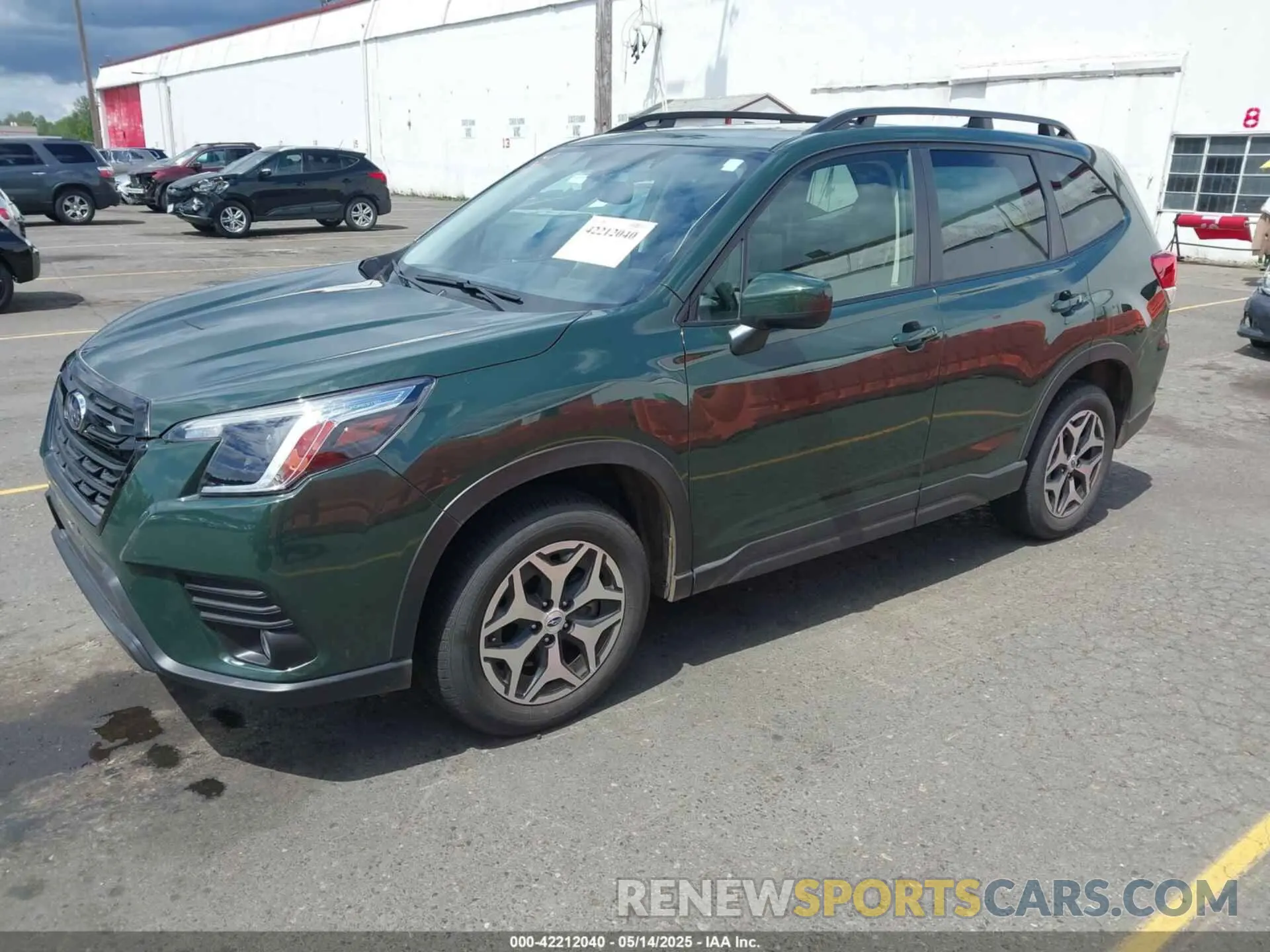 2 Photograph of a damaged car JF2SKAEC8PH535960 SUBARU FORESTER 2023