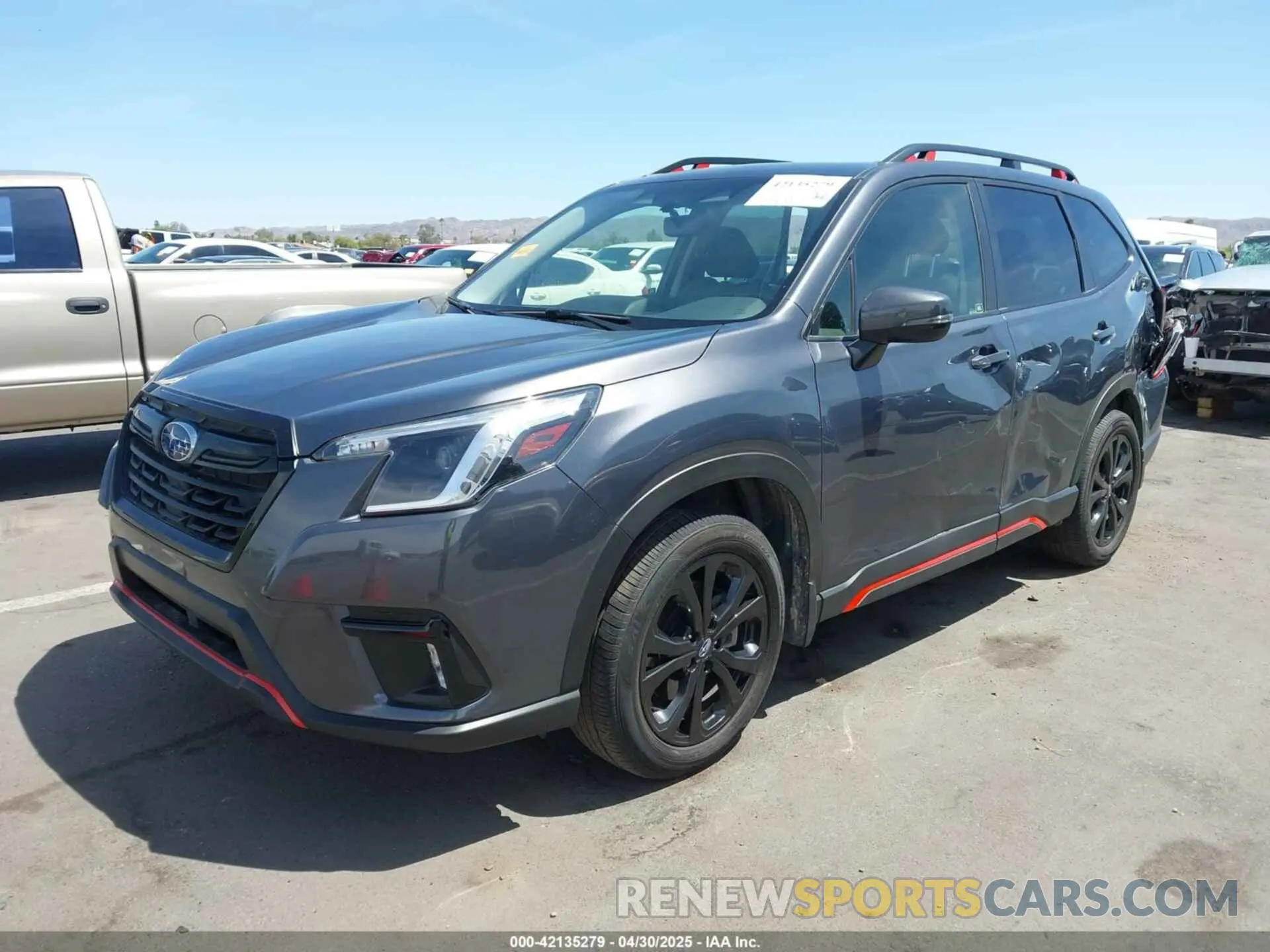 2 Photograph of a damaged car JF2SKAGC0PH511231 SUBARU FORESTER 2023