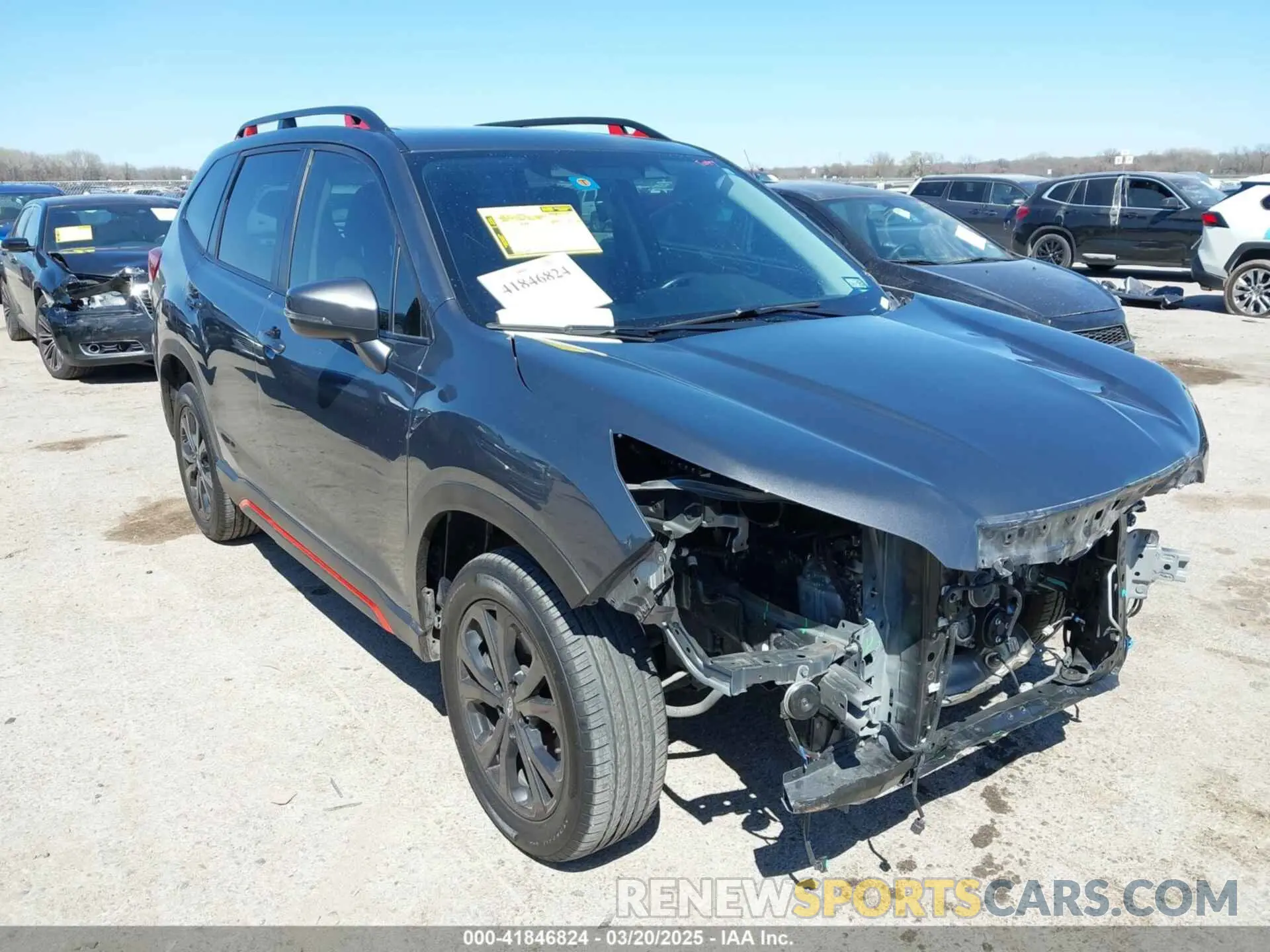 1 Photograph of a damaged car JF2SKAGC6PH484391 SUBARU FORESTER 2023