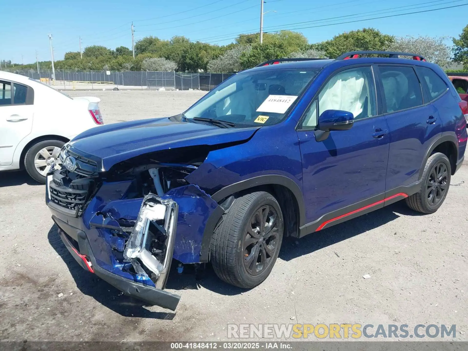 2 Photograph of a damaged car JF2SKAGC6PH544640 SUBARU FORESTER 2023