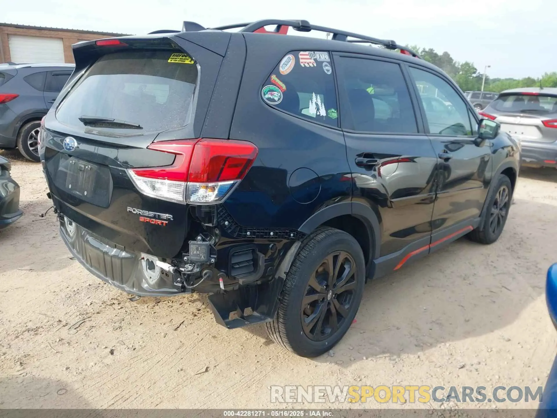 4 Photograph of a damaged car JF2SKAJC1PH498353 SUBARU FORESTER 2023