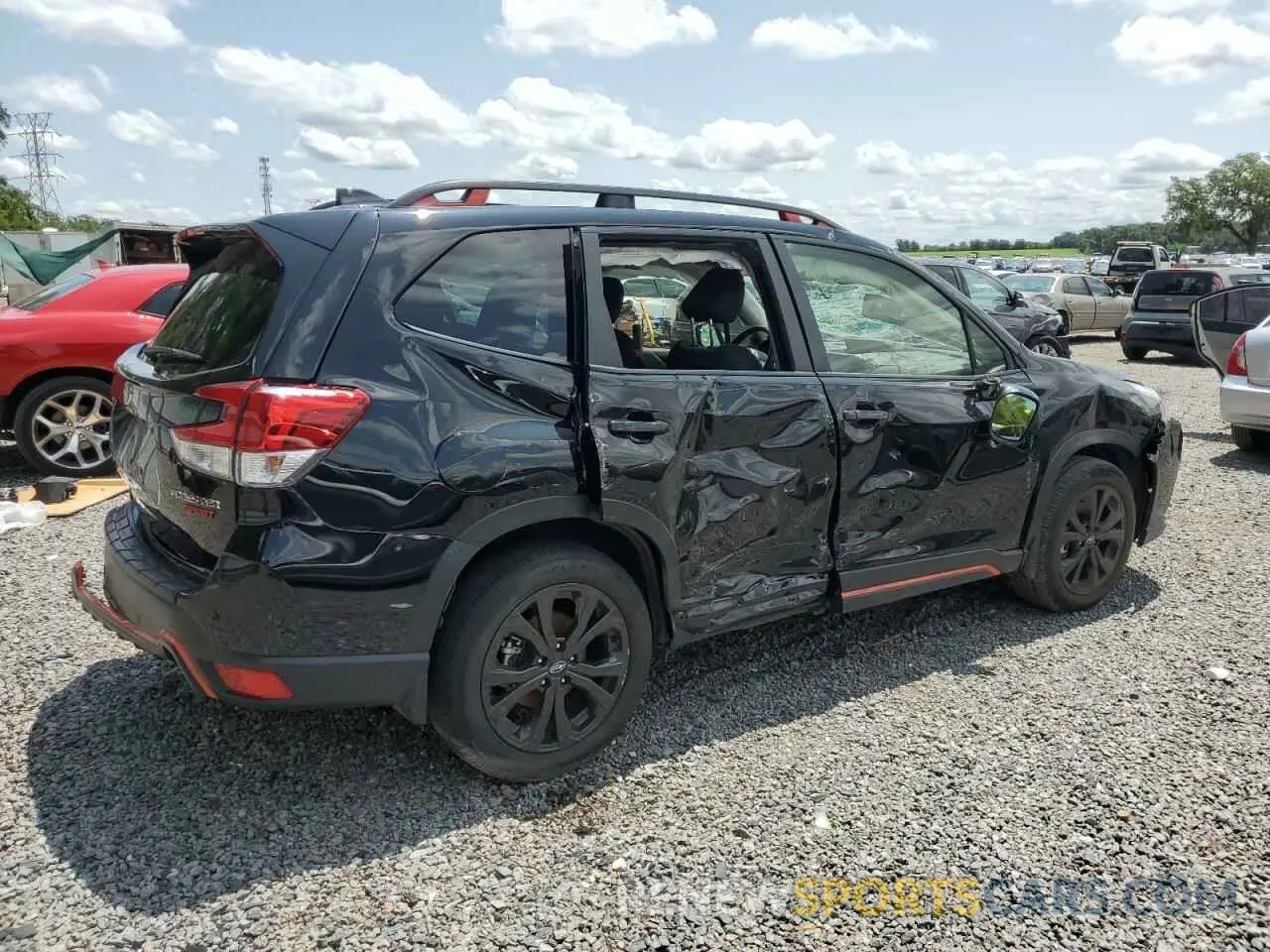 3 Photograph of a damaged car JF2SKAJC2PH400558 SUBARU FORESTER 2023