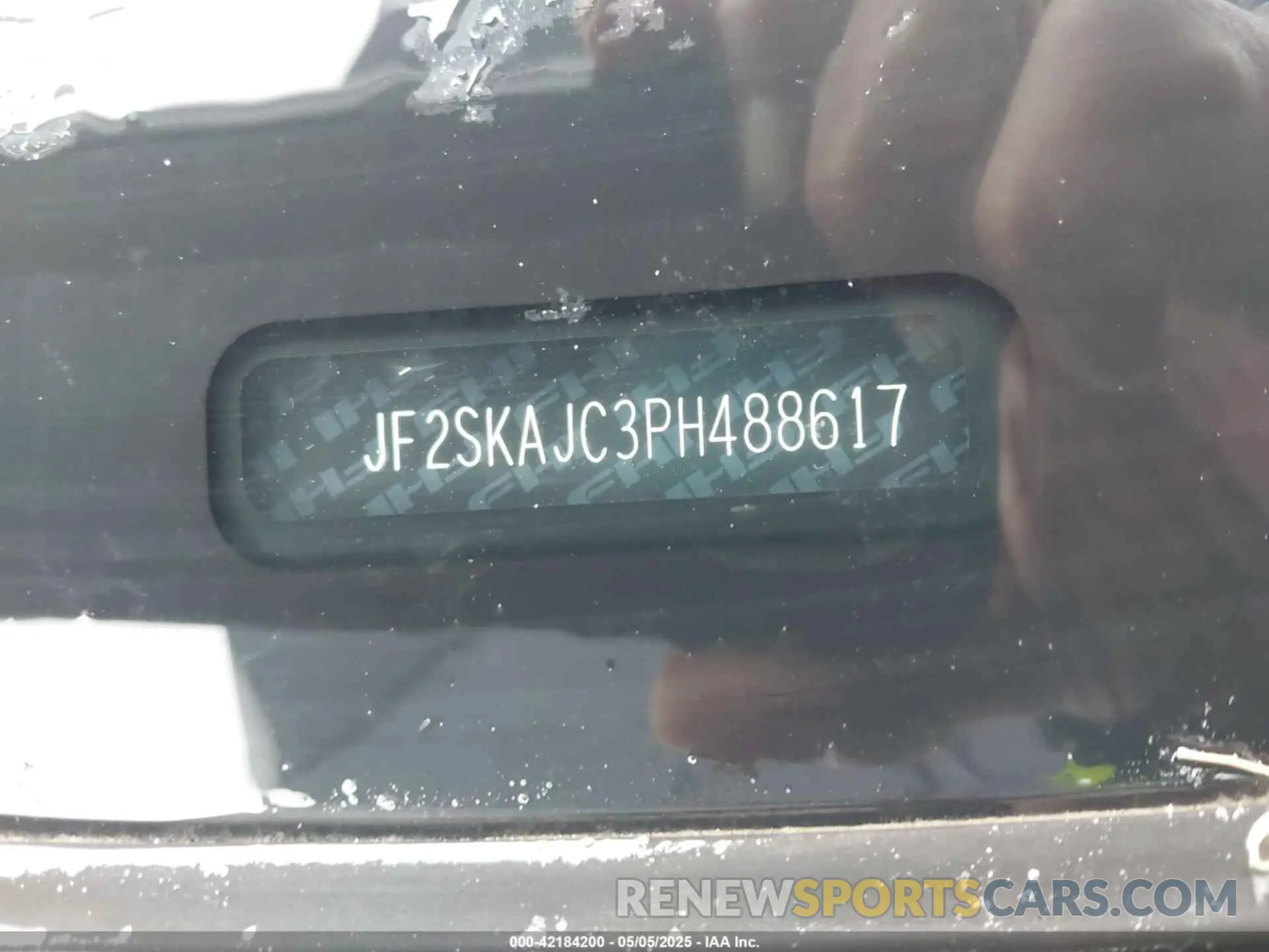 9 Photograph of a damaged car JF2SKAJC3PH488617 SUBARU FORESTER 2023