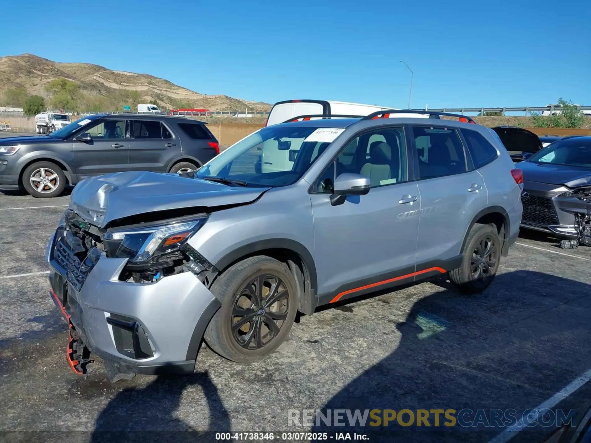 13 Photograph of a damaged car JF2SKAJC4PH418382 SUBARU FORESTER 2023