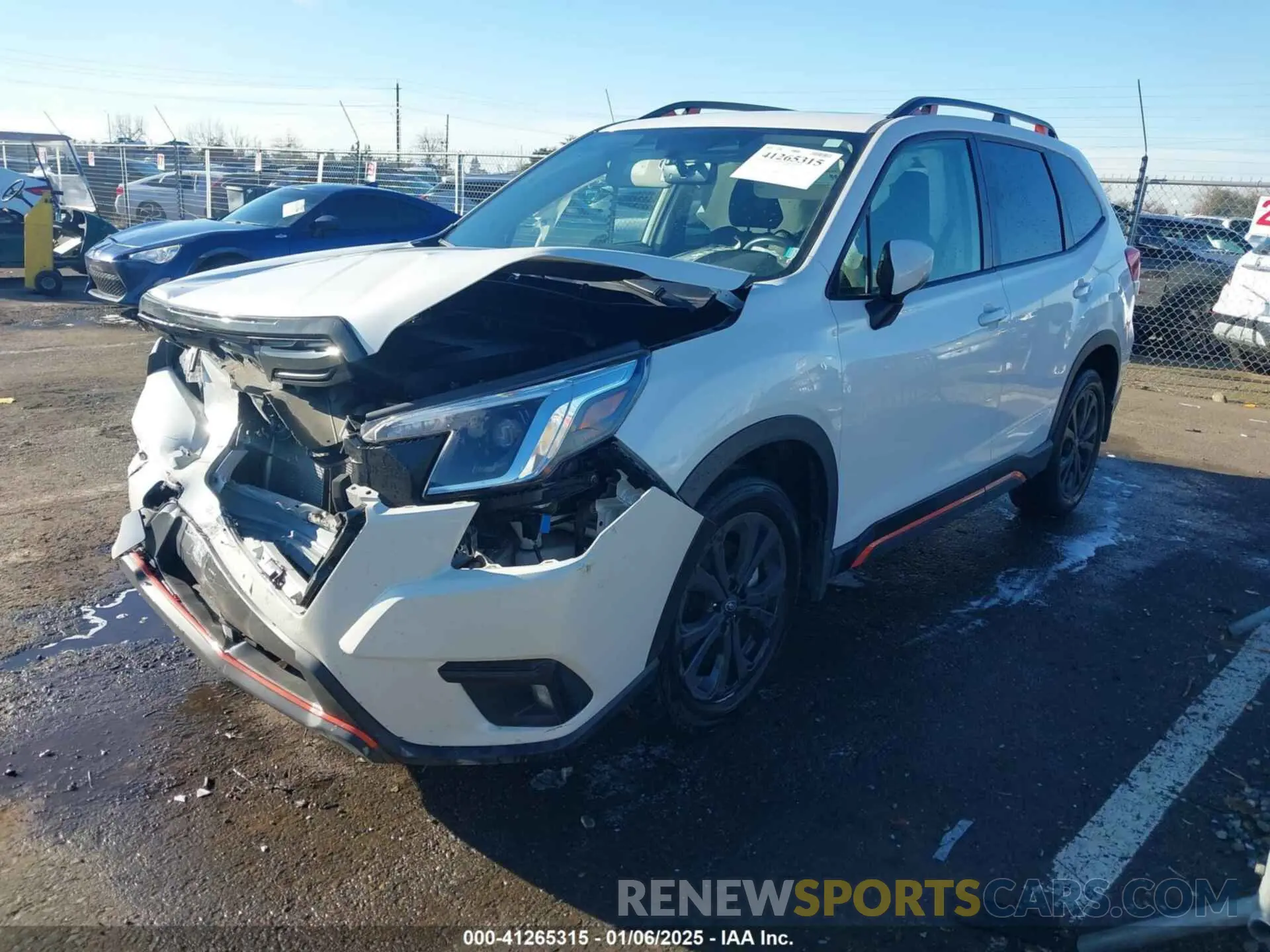 2 Photograph of a damaged car JF2SKAJC7PH477135 SUBARU FORESTER 2023