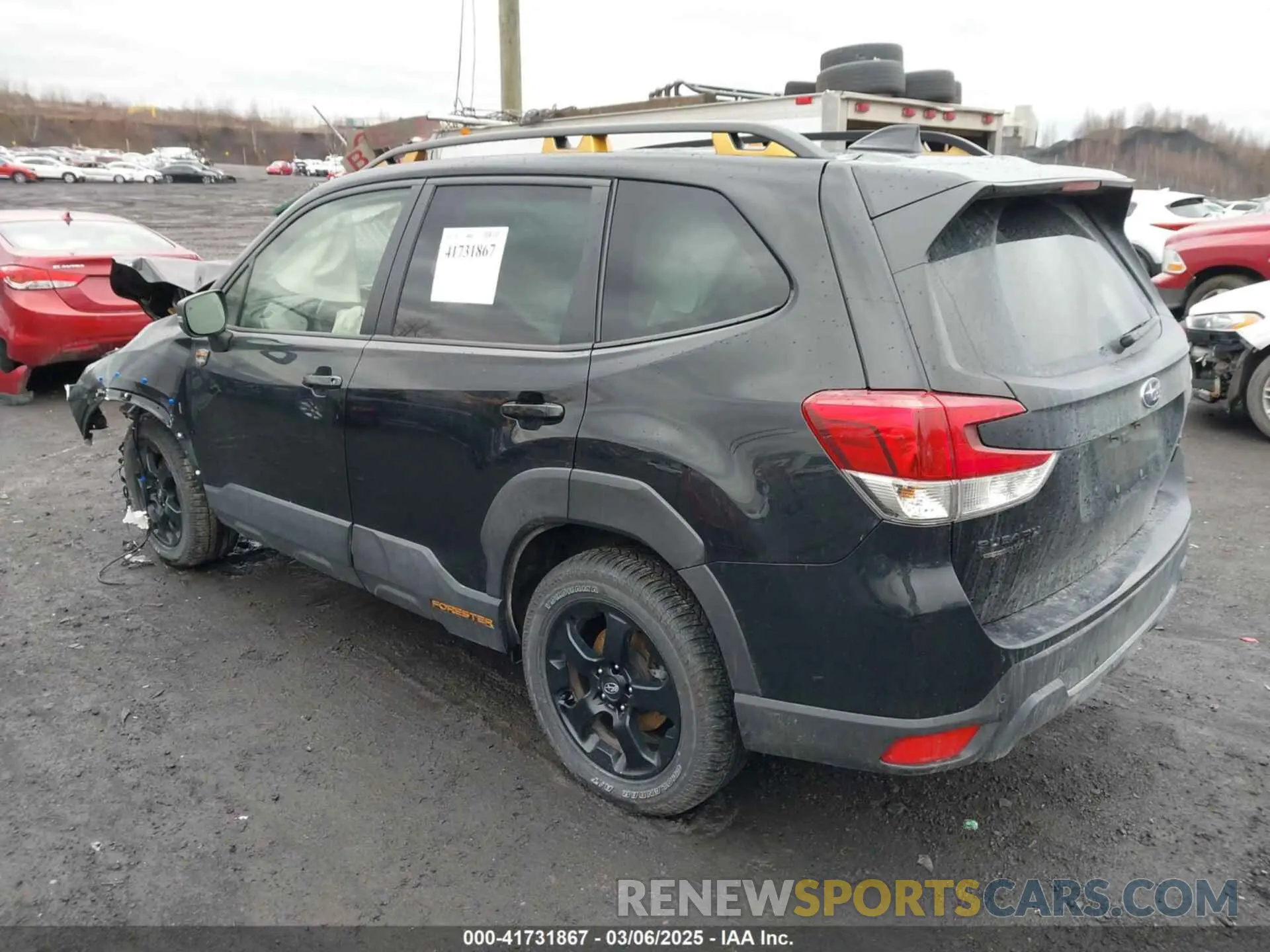 3 Фотография поврежденного автомобиля JF2SKAMC4PH522351 SUBARU FORESTER 2023