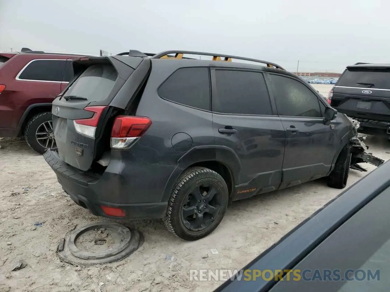 3 Фотография поврежденного автомобиля JF2SKAMC8PH438954 SUBARU FORESTER 2023