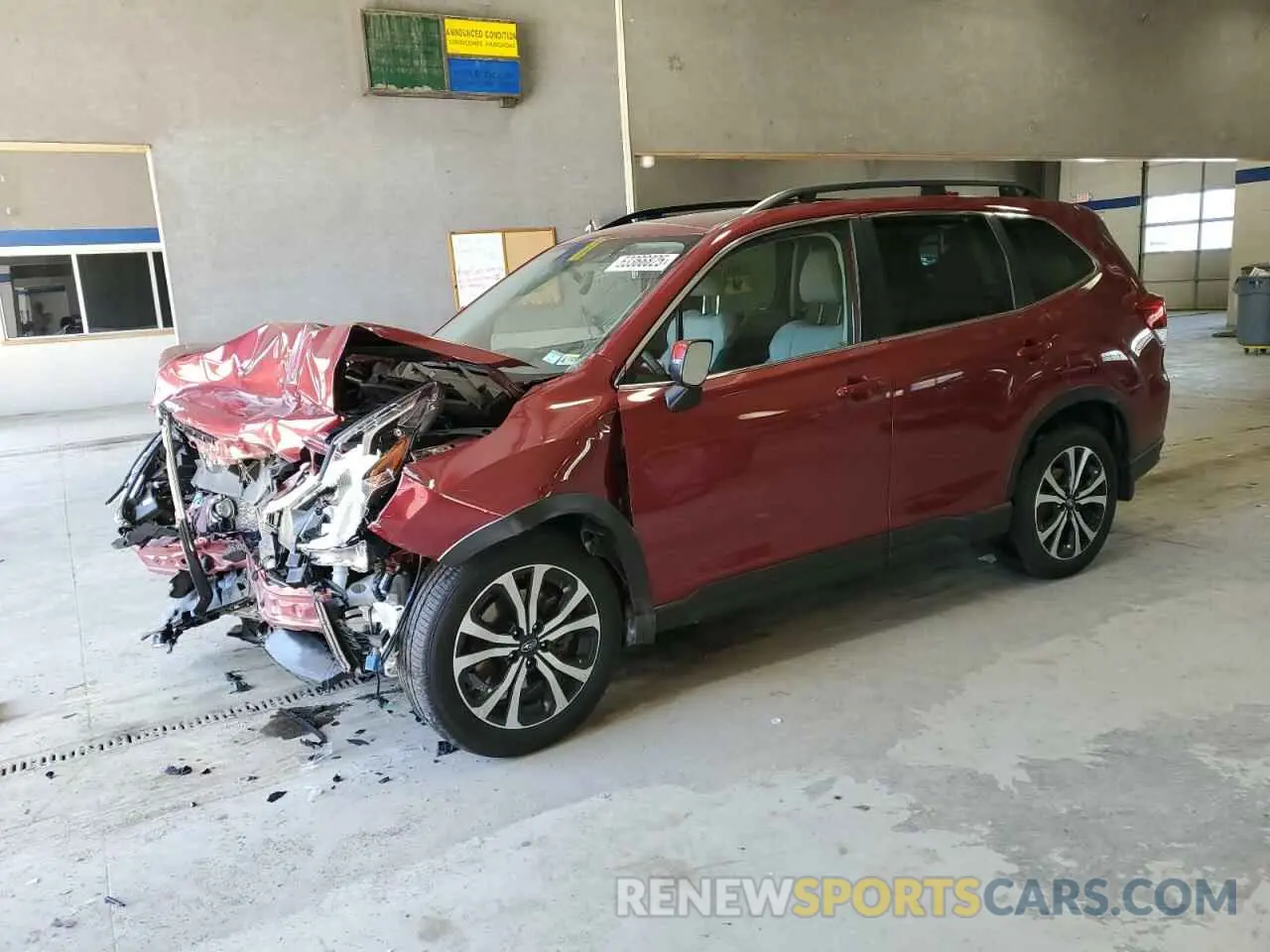 1 Photograph of a damaged car JF2SKANC9PH449671 SUBARU FORESTER 2023