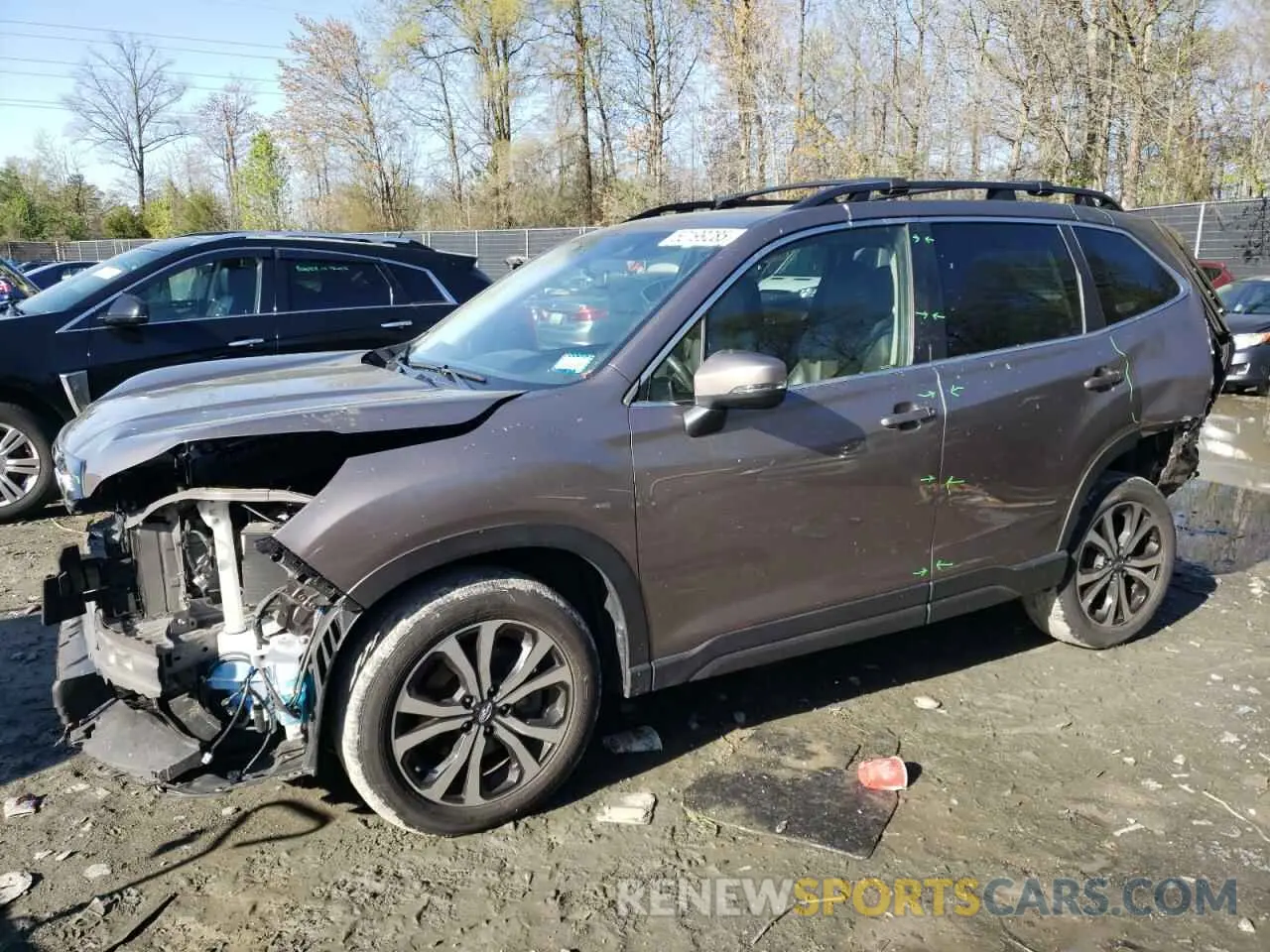 1 Photograph of a damaged car JF2SKAPC2PH406190 SUBARU FORESTER 2023