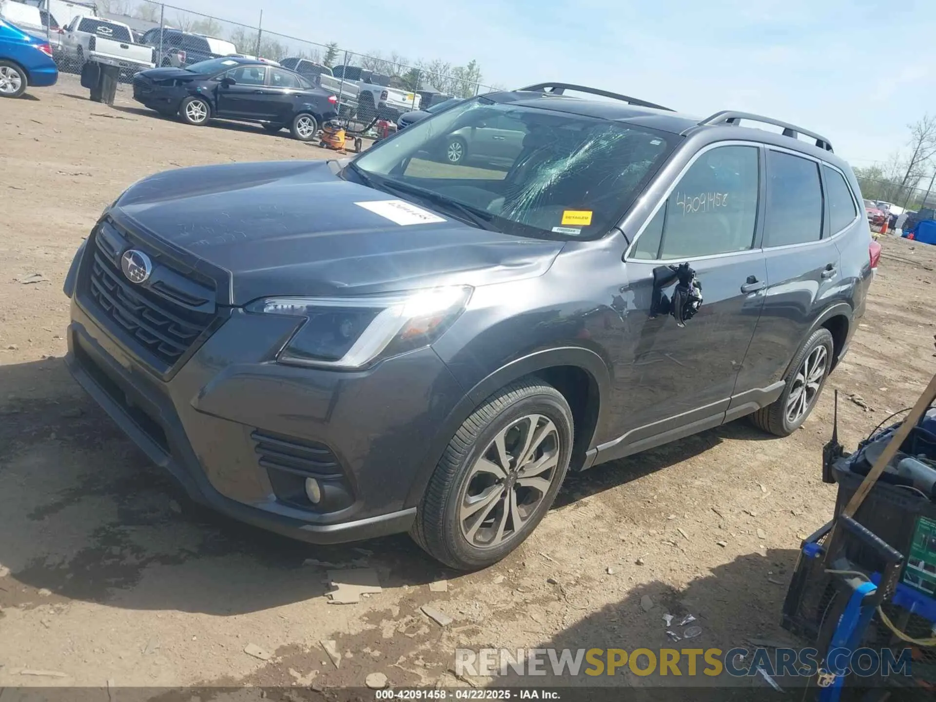 2 Фотография поврежденного автомобиля JF2SKAPC2PH505950 SUBARU FORESTER 2023