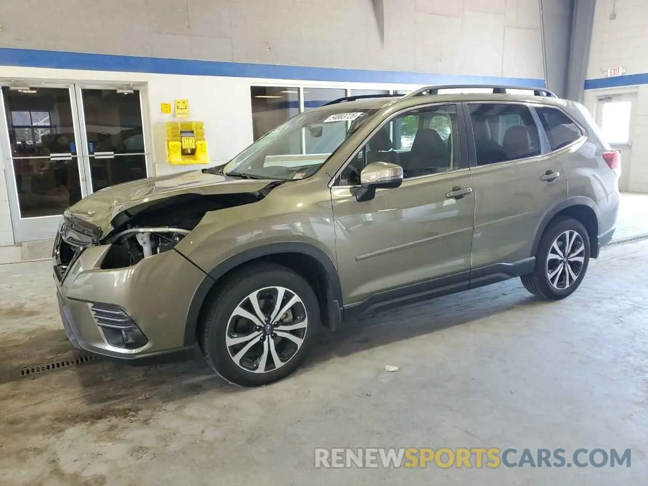1 Photograph of a damaged car JF2SKAPC2PH545865 SUBARU FORESTER 2023