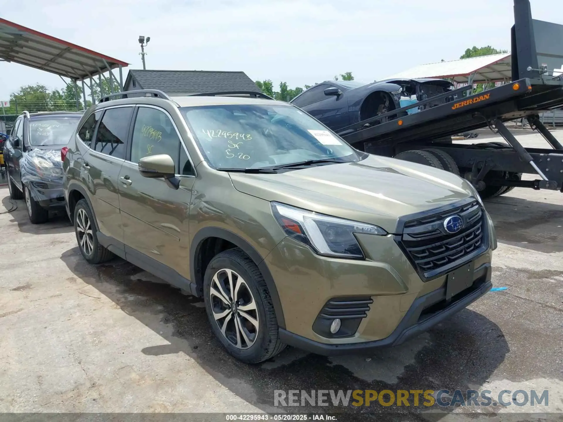 1 Photograph of a damaged car JF2SKAPC5PH546797 SUBARU FORESTER 2023