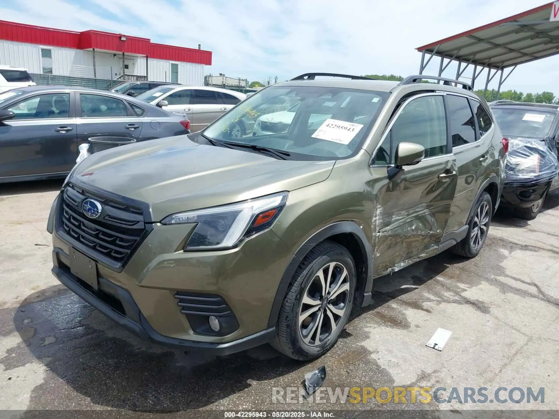 2 Photograph of a damaged car JF2SKAPC5PH546797 SUBARU FORESTER 2023