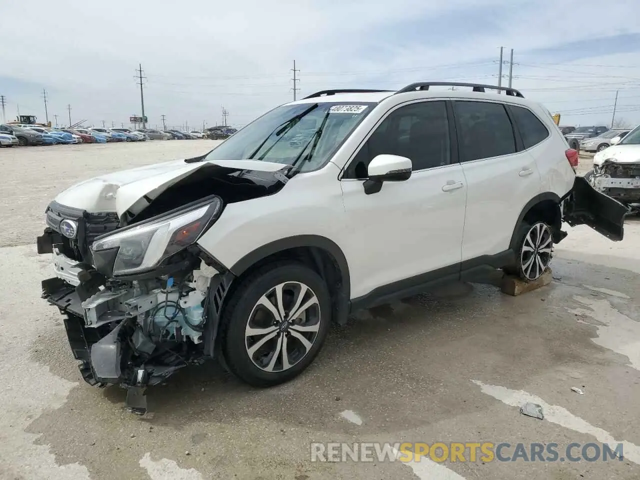 1 Photograph of a damaged car JF2SKAPC6PH540054 SUBARU FORESTER 2023