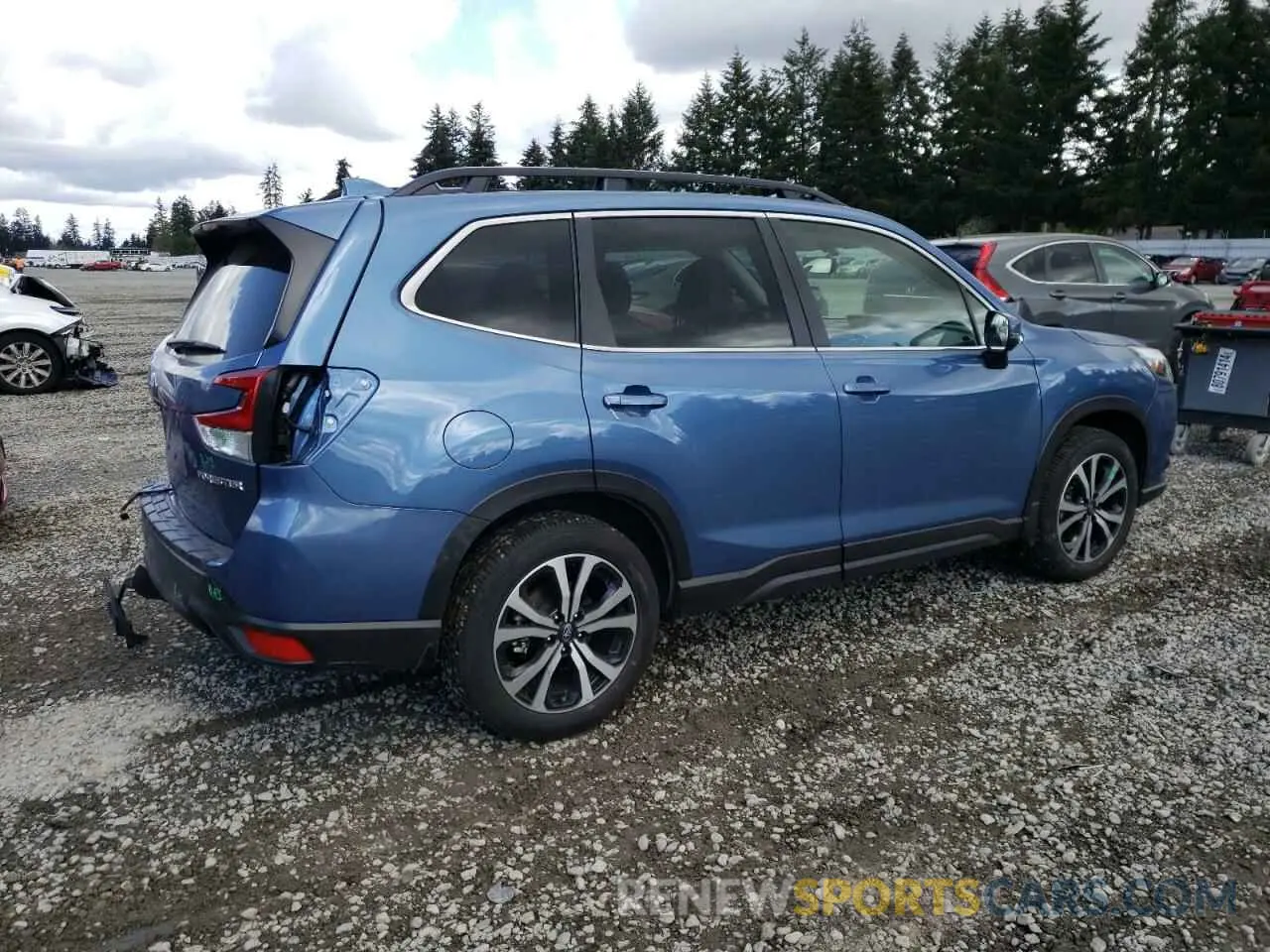 3 Фотография поврежденного автомобиля JF2SKAPCXPH542552 SUBARU FORESTER 2023