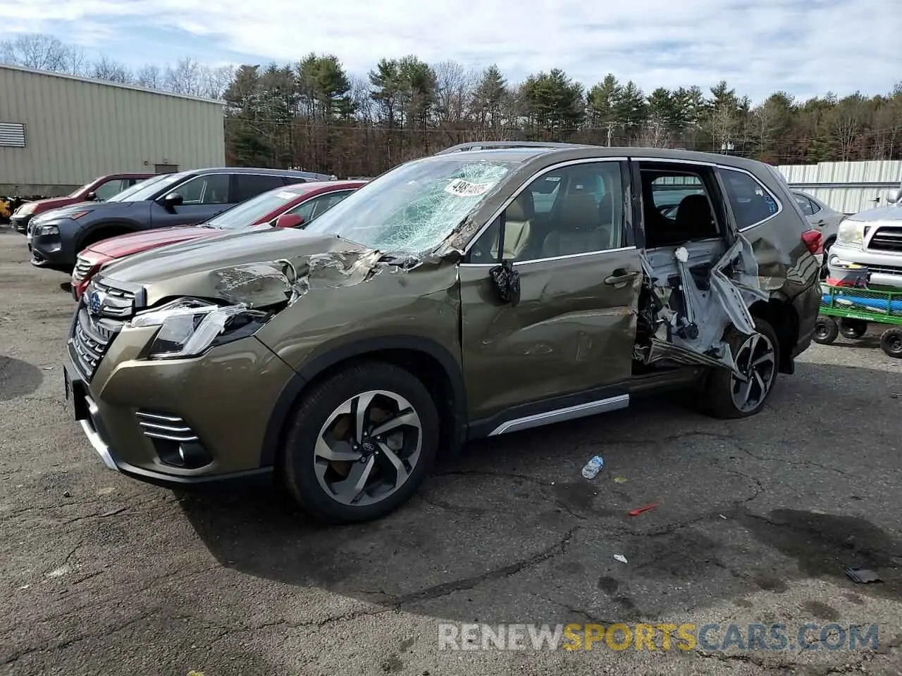 1 Фотография поврежденного автомобиля JF2SKARC3PH457601 SUBARU FORESTER 2023
