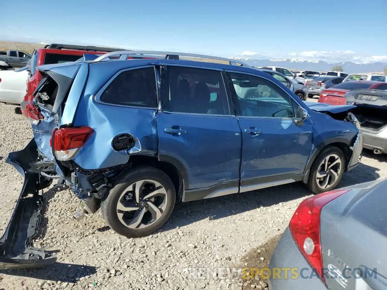 3 Photograph of a damaged car JF2SKARC3PH501676 SUBARU FORESTER 2023