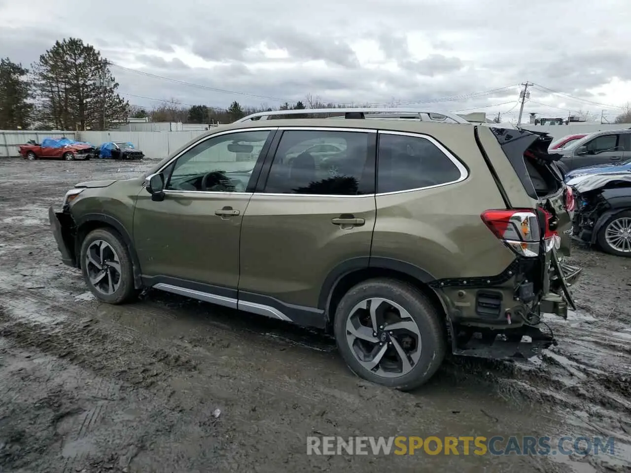 2 Фотография поврежденного автомобиля JF2SKARC3PH536539 SUBARU FORESTER 2023